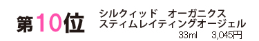 ビヤクランキング第10位Sliquid Organics (シルクィッド　オーガニクス)シルクィッド　オーガニクス　スティムレイティング　オー　ジェル  